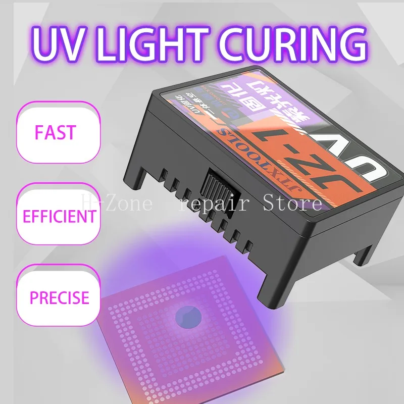 JTX JZ-1 Mini UV-Härtungslampe für die Reparatur von Mobiltelefon-PCB-Leiterplatten, optischer Kleber, schnelle OCA-Reparatur für optische Löt-Härtungslampen