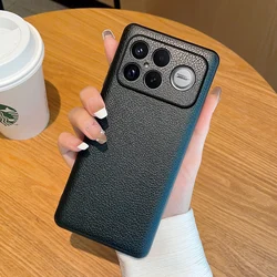 Luxurious Leather - Feel Litchi Texture Anti - Drop & Anti - Fingerprint Phone Case for Redmi K90 (1)