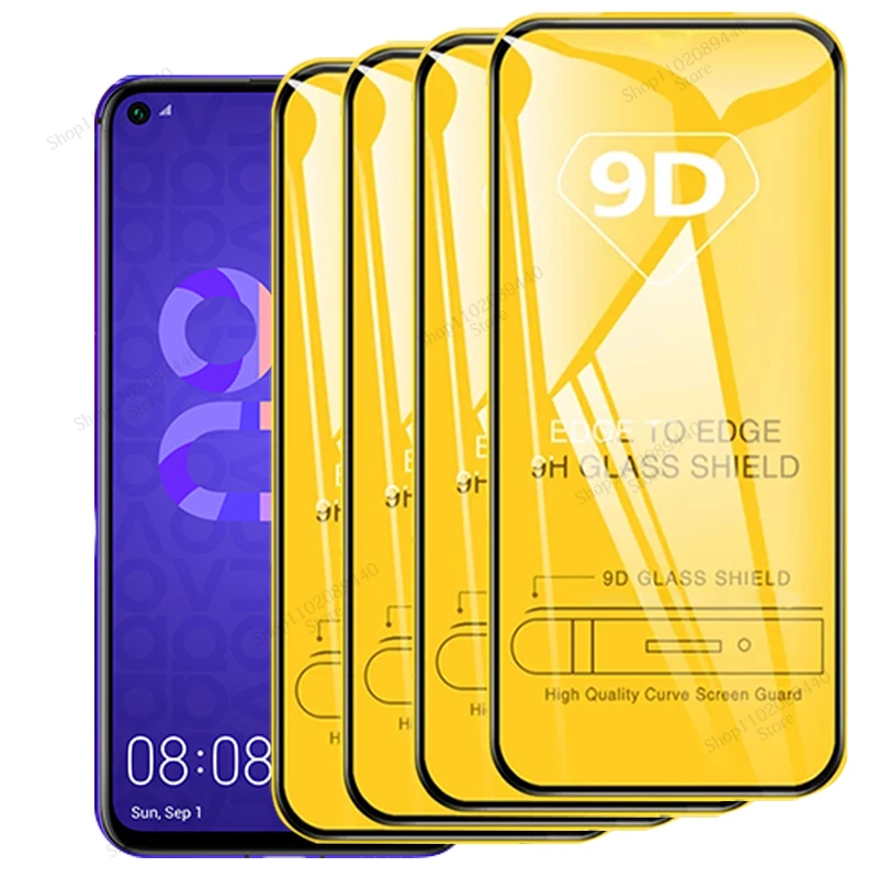 Premium 4-Pack 9D Tempered Glass Screen Protector Set