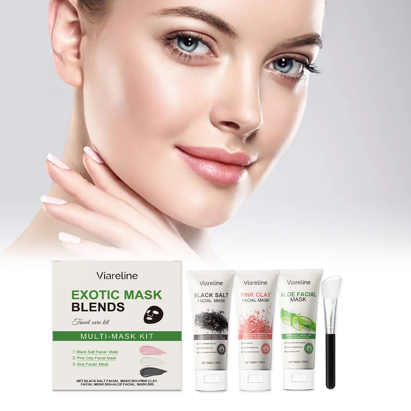 Revitalizing Facial Mask Set: Deeply Hydrate & Soften Dry Skin