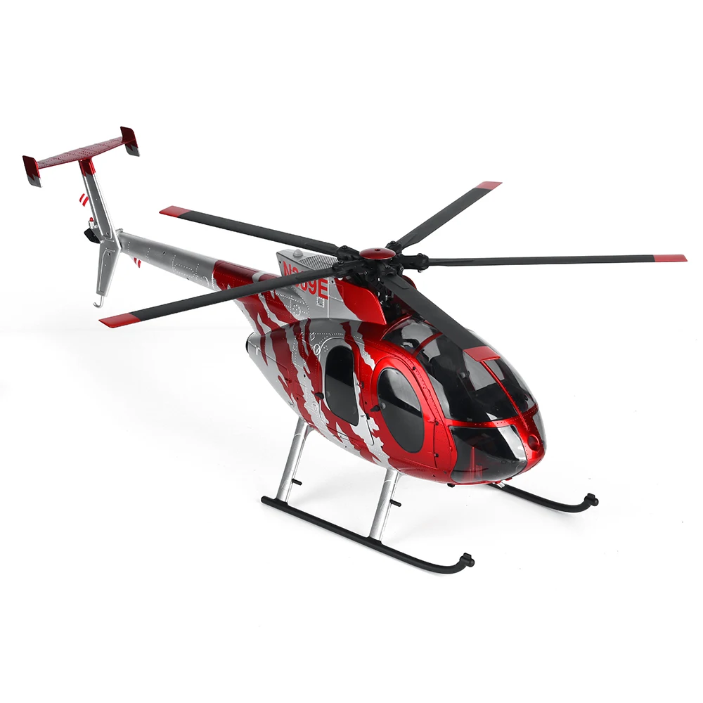 Eachine E220S MD500 2.4G 9채널 GPS 광학 흐름 위치 측정 TOF LiDAR 고도 유지 듀얼 브러시리스 모터 1:16 RC 헬리콥터 RTF