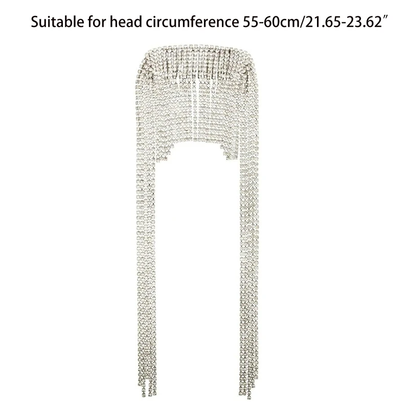 Bridal Headwear for Rhinestone for Head Chain Headpiece Hair Chain Accessories