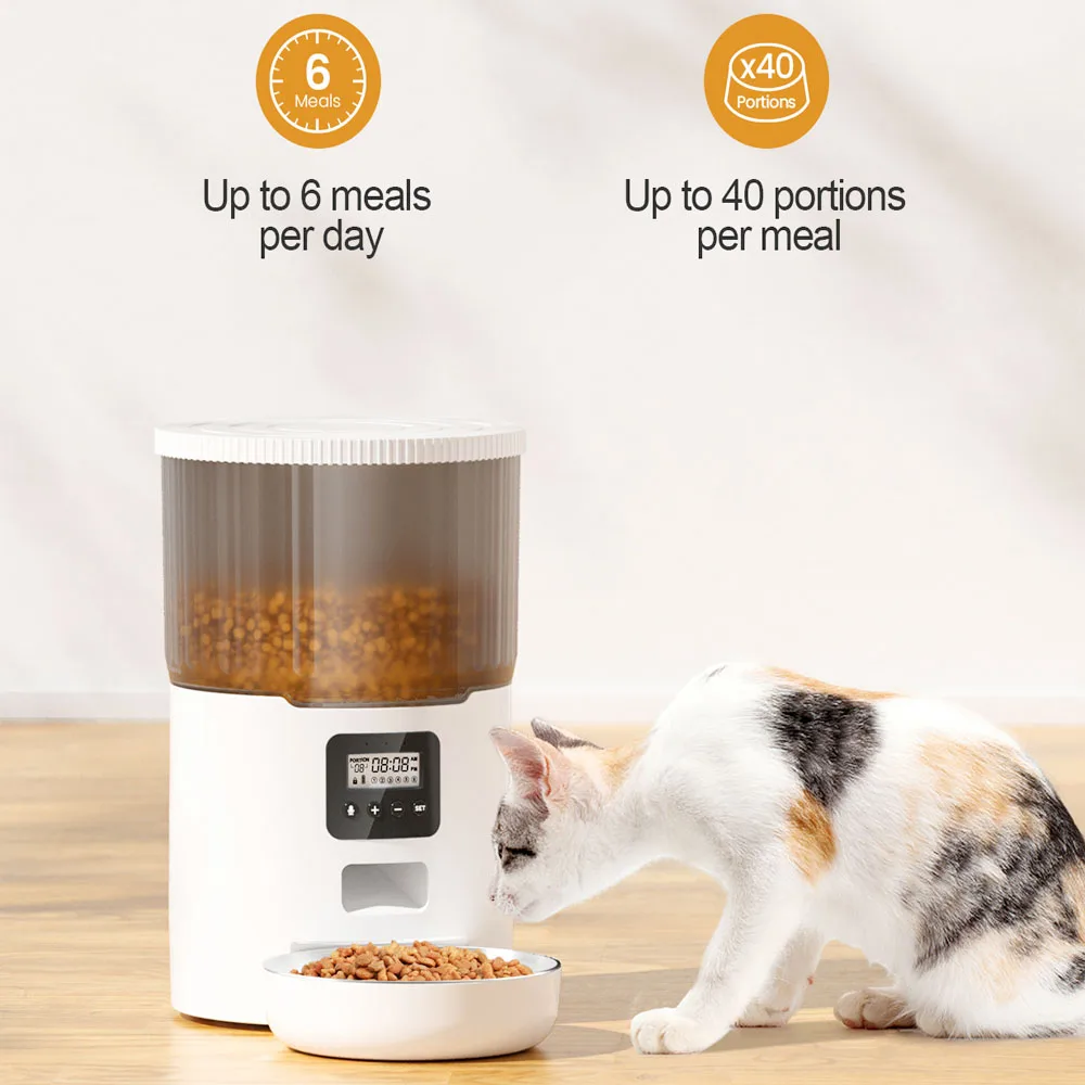 Automatic Dog Feeder Dog Food Dispenser Interactive Button Trigger Dog  Puzzle Treat Dispensing Toys Slow Feeder for Pet Cat - AliExpress