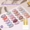 Vendeeni 24 Color/Set Transparent Crystal Cat Eye Gel Nail Polish Magnetic UV LED Gel Varnish Jelly Cat Eye Nail Art Gel Lacquer 2
