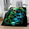 3D M-Metallicas retro Printed blanket Picnic blanket Warm Flannel blankets Home bed linings blankets for beds Birthday Gift 3