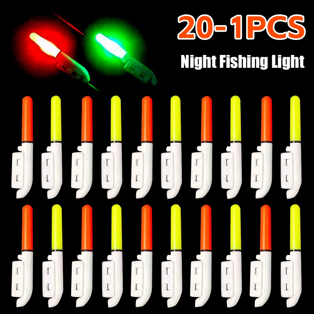 20-1PCS Glow Fishing Floats LED Light Stick Electronic Glow Stick Flash  Light Float for Fishing Rod Waterproof Fishing Accessory - AliExpress