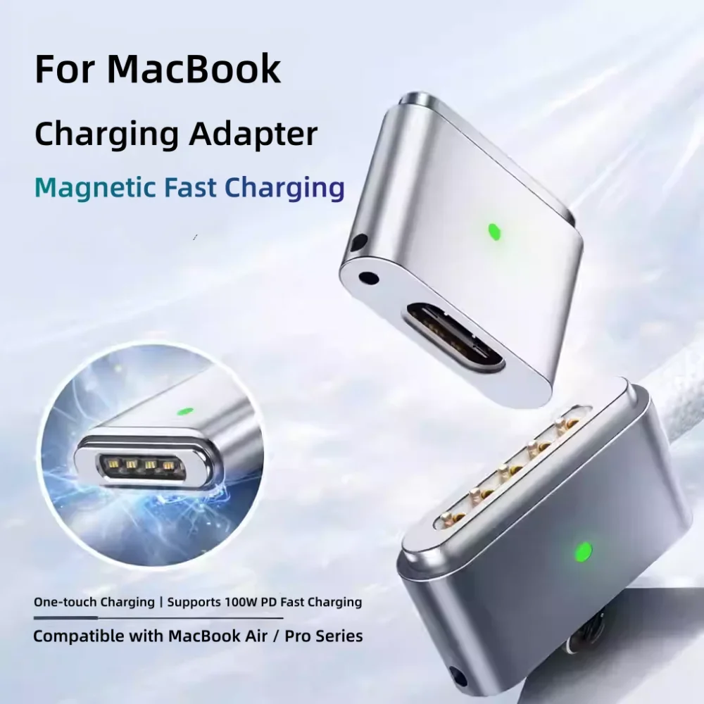 รูปสินค้า อะแดปเตอร์ชาร์จ MacBook 100W ชาร์จเร็ว พร้อมแม่เหล็ก