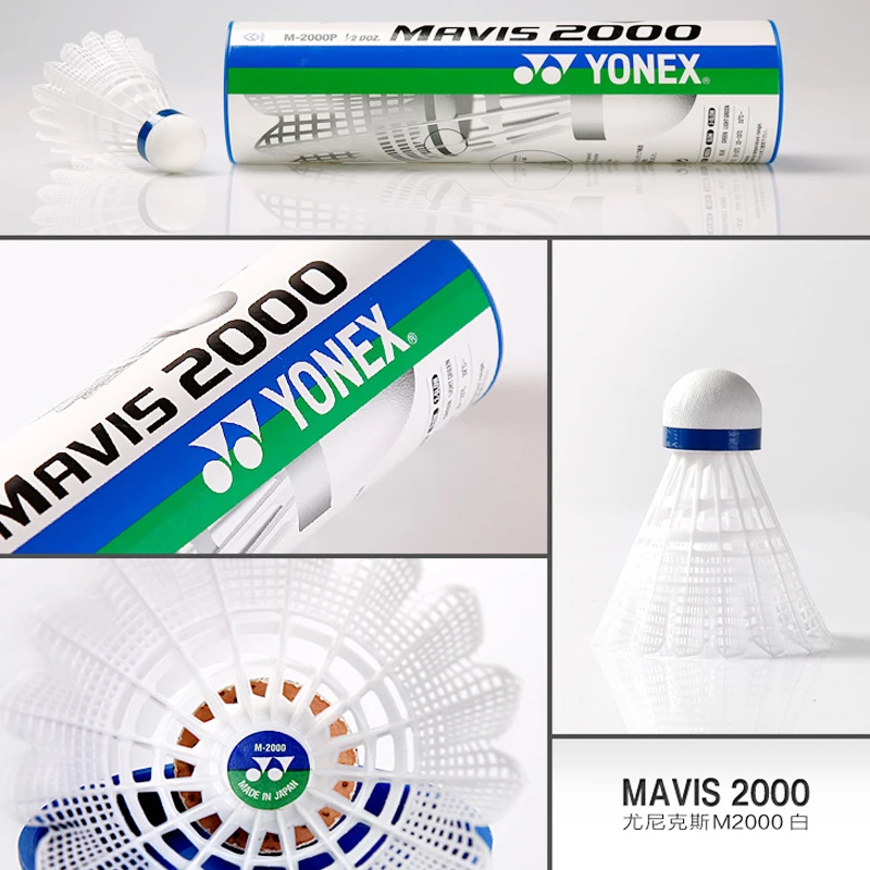 Yonex Mavis 2000 Medium Speed Badminton Shuttlecocks Select Color 