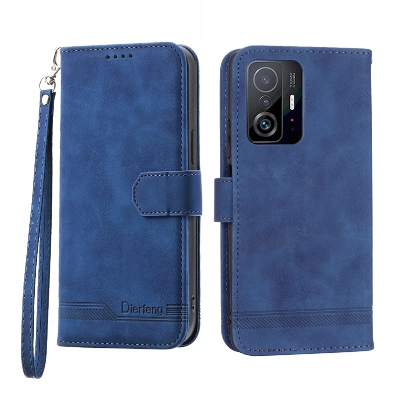 Xinyunew Cover Portafoglio In Pelle PU Per Huawei Mate 10 Lite – Custodia A Libro Con 3 Slot Carte, Portamonete E Chiusura Magnetica, Blu