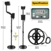 Treasure Hunter GT300 Metal Detector Professional Underground Detector De Metales Pinpointing Gold Detector Waterproof IP68 3