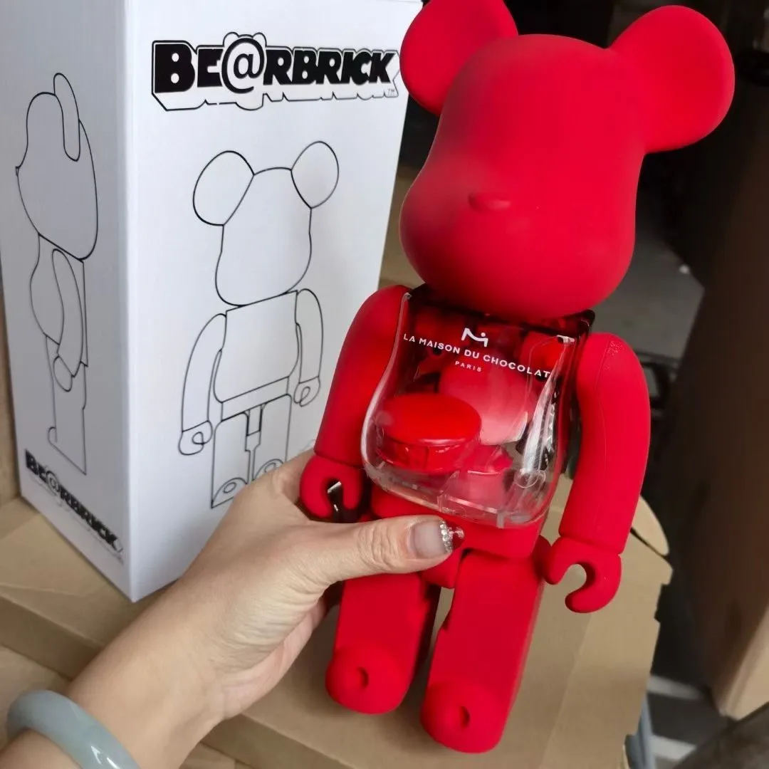 

Bearbrick 400% Макао ограниченная красная высота 28 см строительные блоки для макарон модное украшение Коллекционная Подарочная кукла