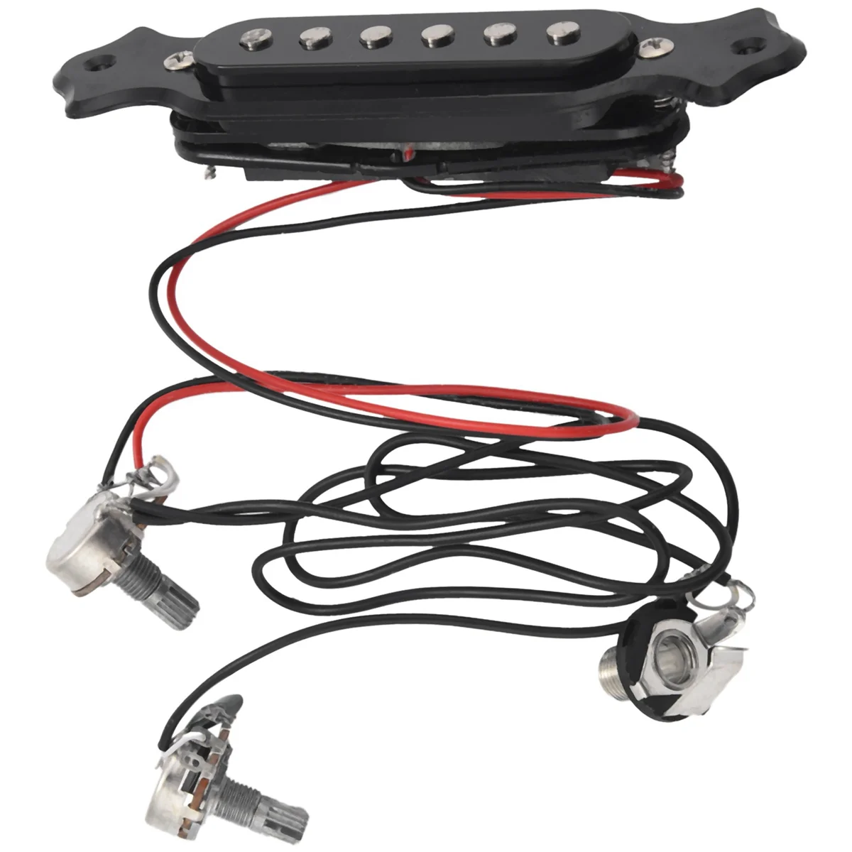 BAAU 4X Magnetic Acoustic Pickup for Guitar Black