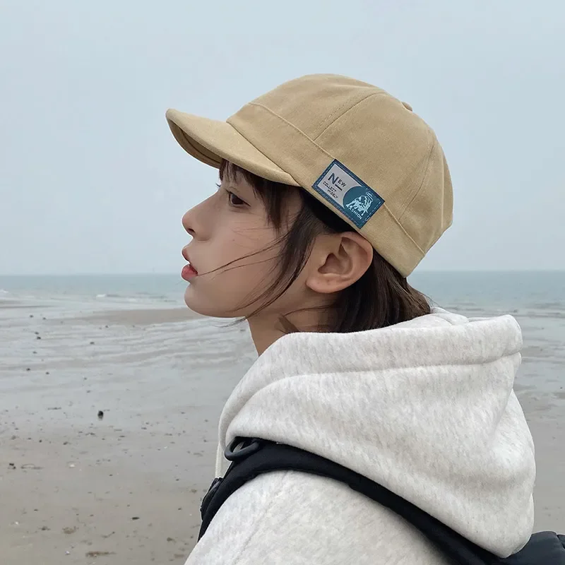 

Vintage Short Brim Baseball Caps Men Women JK Korean Soft Cotton Adjustable Visor Sun Hat Unisex Outdoor Sports Hip Hop Cap