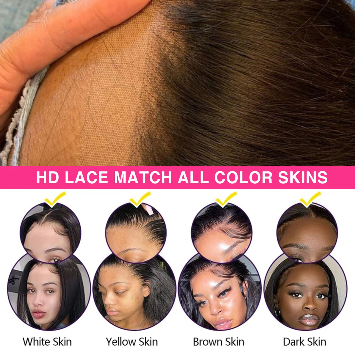 3 Bundles With 5x5 Lace Closure 13x4 13x6 HD Lace Frontal Brazilian Loose Deep Wave Remy Human Hair Extensions Swiss
