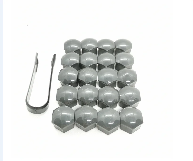 Universal Car Styling Wheel Nut Hub Screw Cover - 17/19/21mm Sizes
