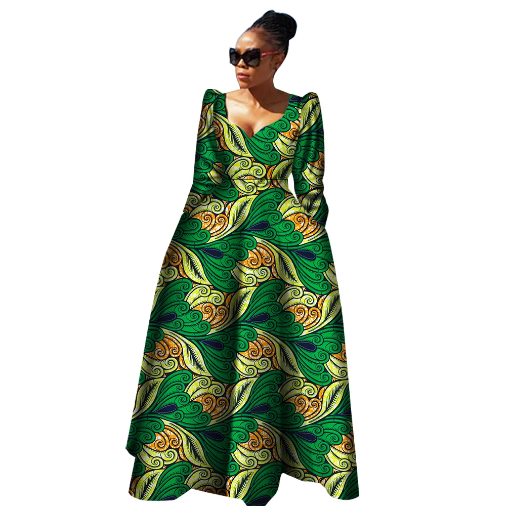 chinese dress ladies African Print Maxi Dresses main image 0