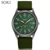 Men's Watch Fashion Sports Nylon Strap Quartz Wristwatch Male Classic Luxury Big Dial Clock Gift Relogio Masculino Relojes 3