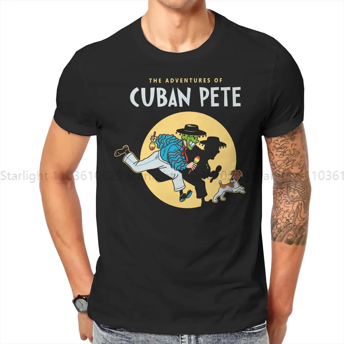 The Mask Movie TShirt The Adventures of Cuban Pete Basic T Shirt Oversized Men Clothes New Design