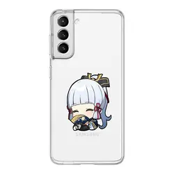Kawaii Cartoon Genshin Impact Soft Clear Phone Case - Samsung S20 Plus (B7)