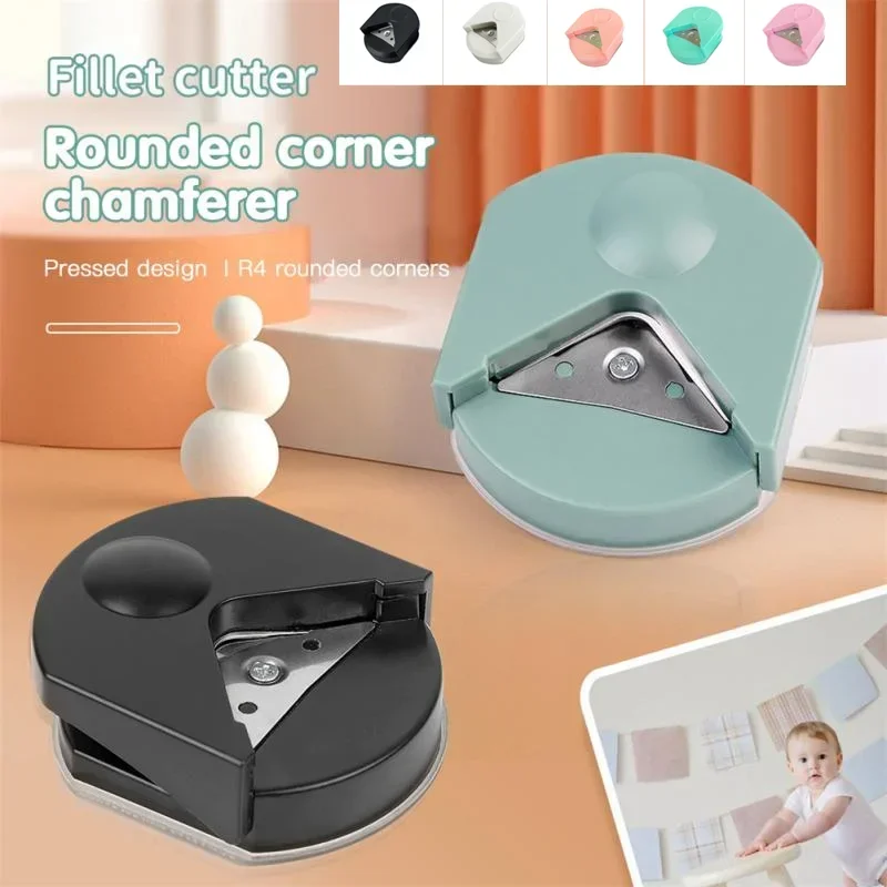 Paper Scrapbooking Supplies Cutter Cricut Circular Corner Scrapbook Plastic PVC Dies Film Photo Business Card Manual Die Arts