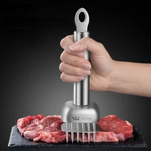 304 Stainless Steel Professional Meat Grinder Machine Needle Portable Meat Hammer Kitchen Household Pork Chop Cooking Tools