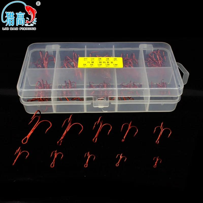

Lure Treble Hook Suit Three-Claw Hook Lure Hook High Carbon Steel Hooks Suit Suit Three Anchor Hook Suit Weihai Fishing Gear