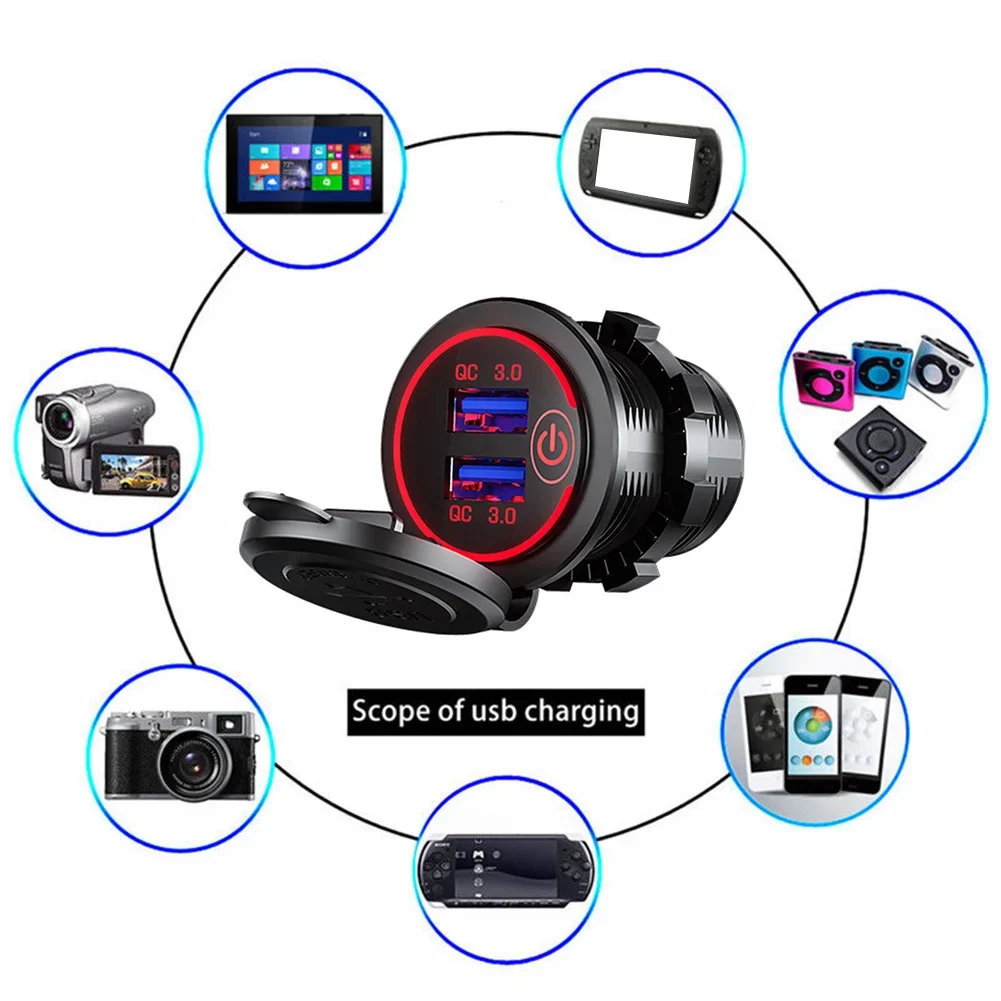    USB QC 3.0  , ġ ġ,  ÷ ܼƮ, LED , ڵ ׼