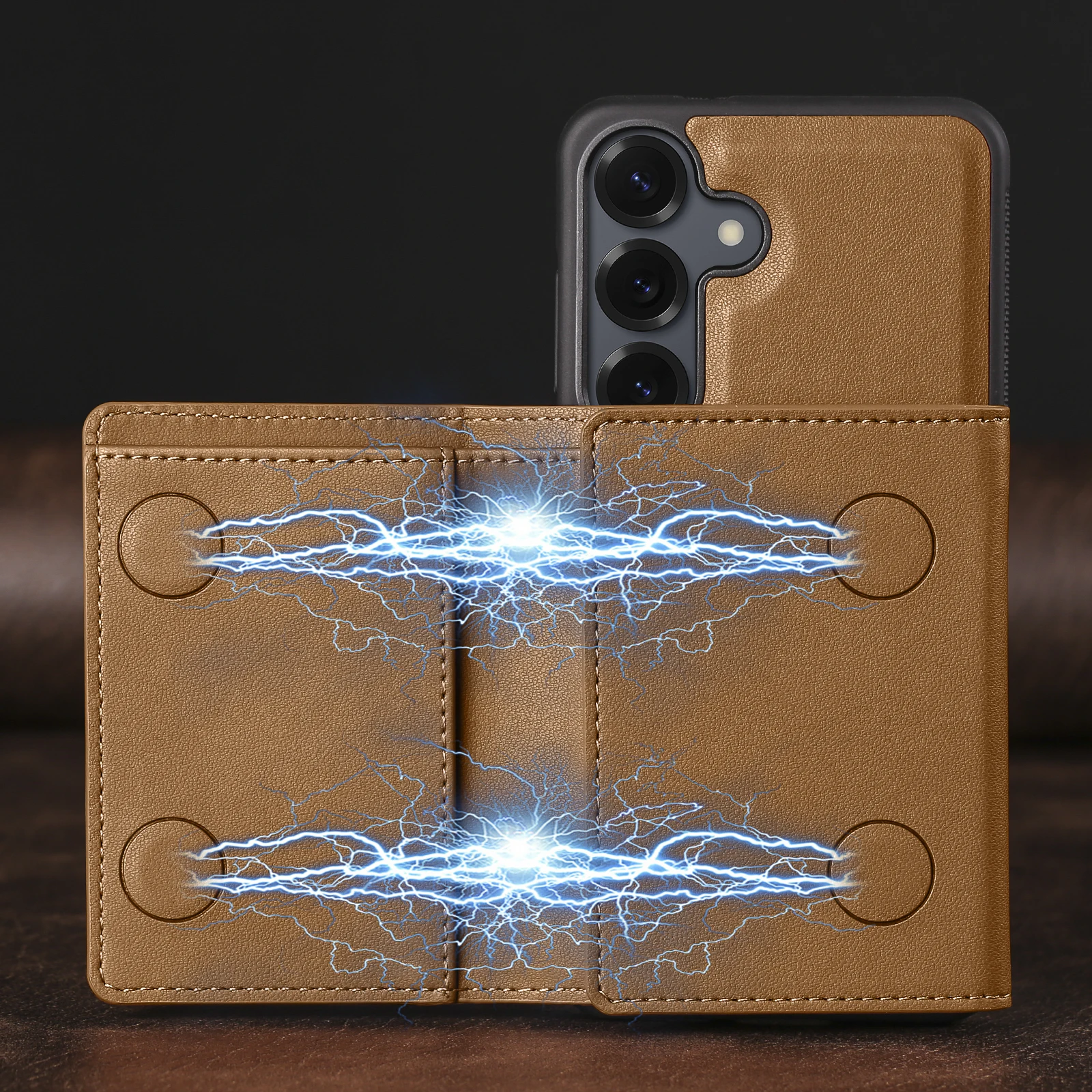Luxury Magnetic Wallet Card Holder Phone Case - Magsafe Compatible
