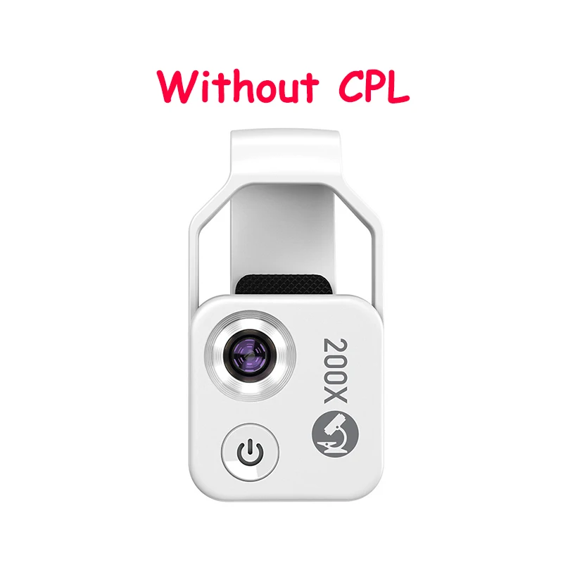 APEXEL 200X Cep Mikroskop Lens CPL Filtreli LED Işık Mini Mikro Makro Lensler Kontrol Görünümü GIA IGI GRA Bel Kodu
