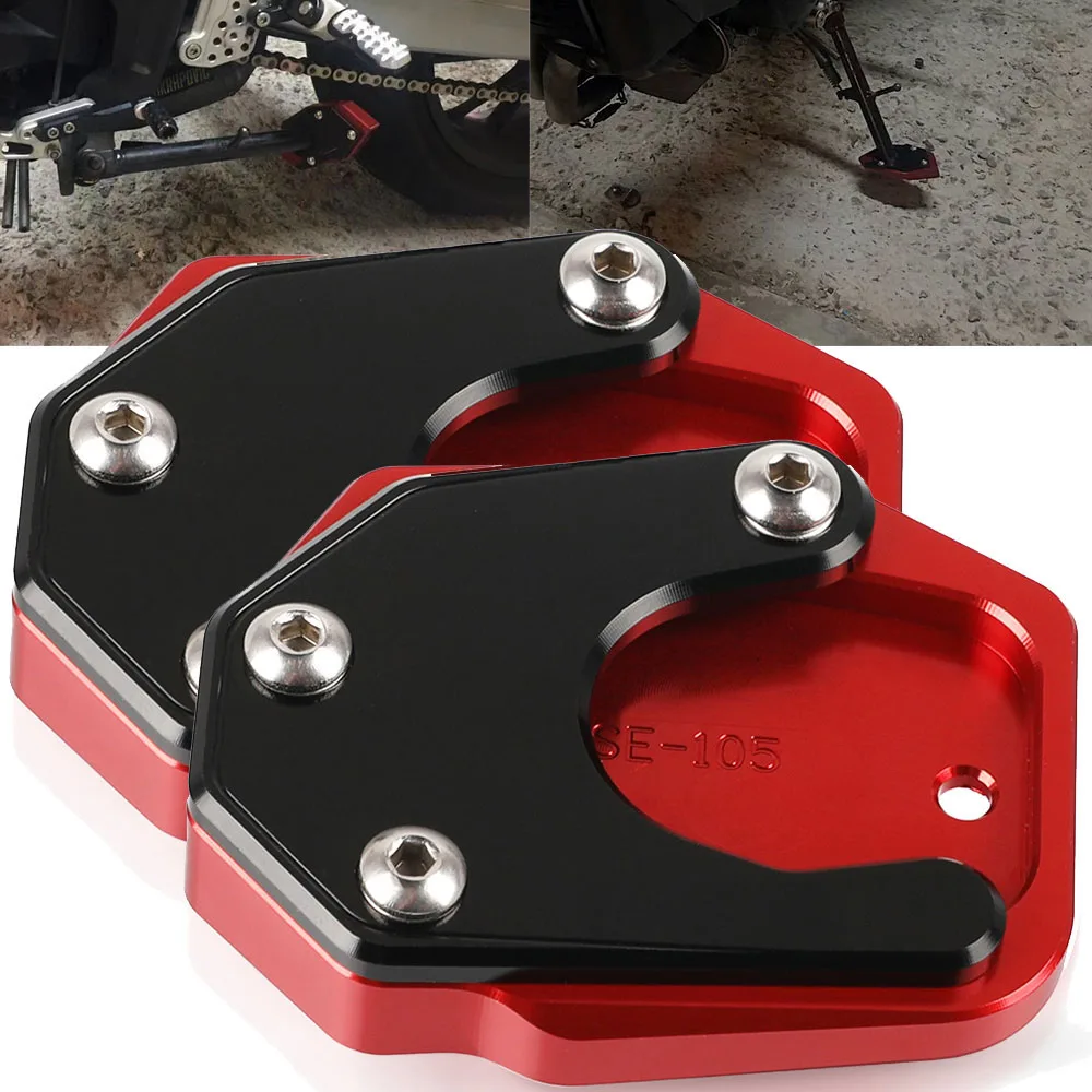 CNC Kickstand Foot Side Stand Extension Pad Support Plate Enlarge Stand For Honda NC700S/X NC700 S NC700X 2012 2013 2014 2015 motorcycle accessories