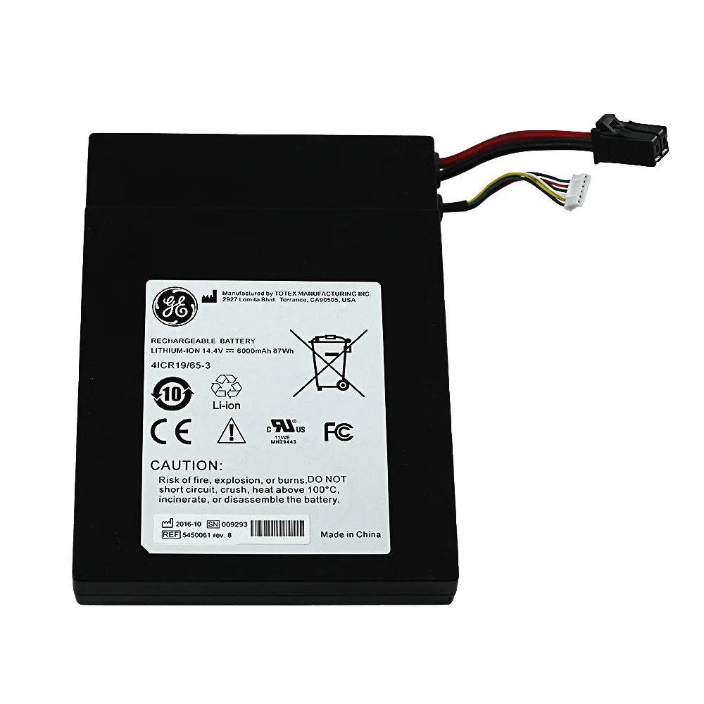 

Original GE Medical 5450061 for ECG battery 14.4V 6000mAh Li-Ion Battery