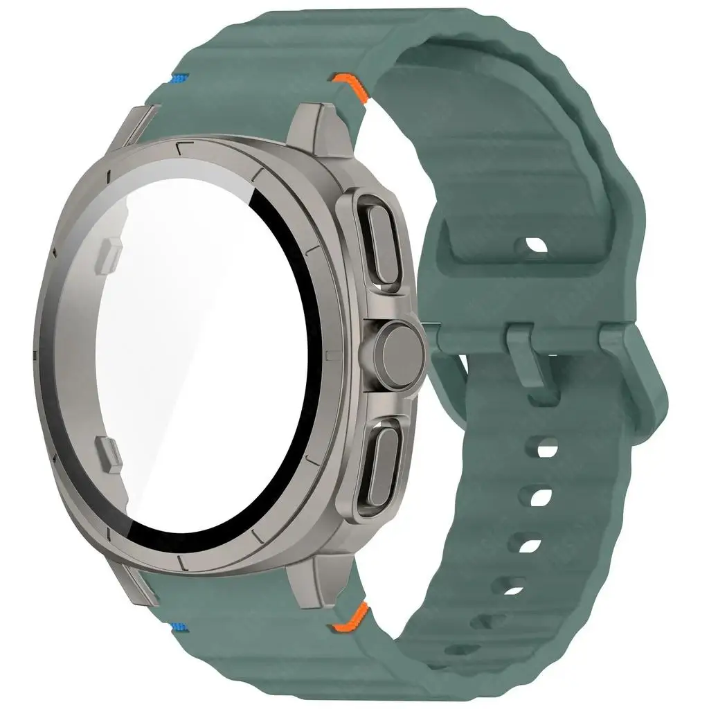 Premium Silicone Bracelet with Stylish Protective Case