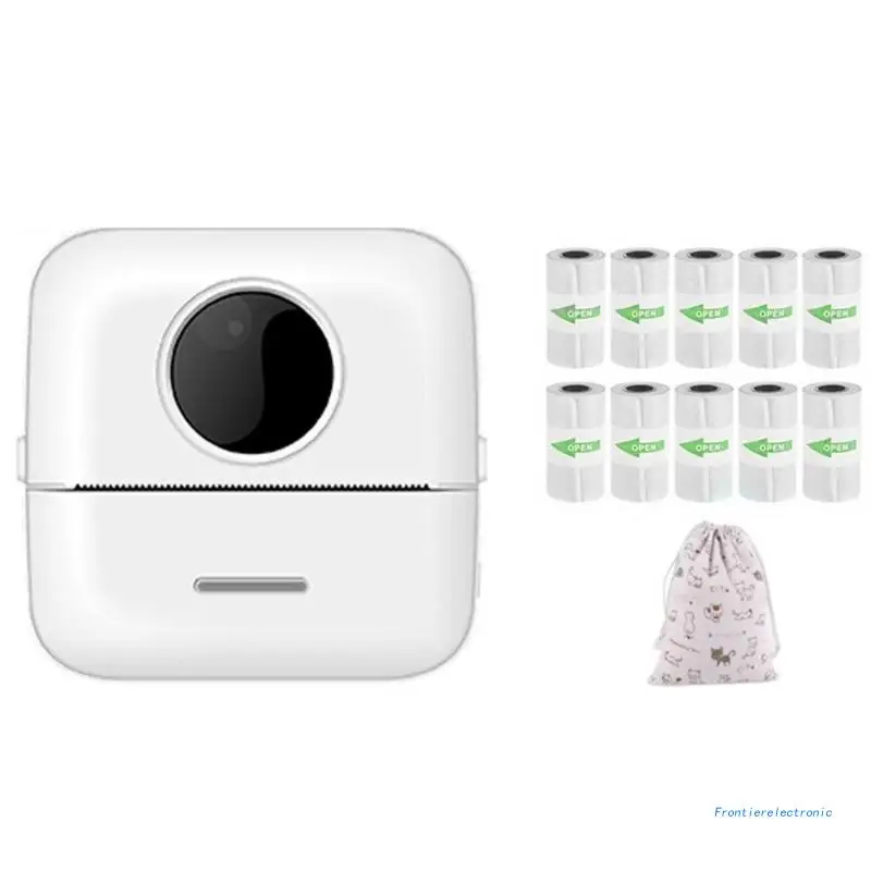 

X5 Mini Label Maker Pocket Printer Wireless Thermal Printers Bluetooth-compatible for Phone Photo Label Inkless DropShipping