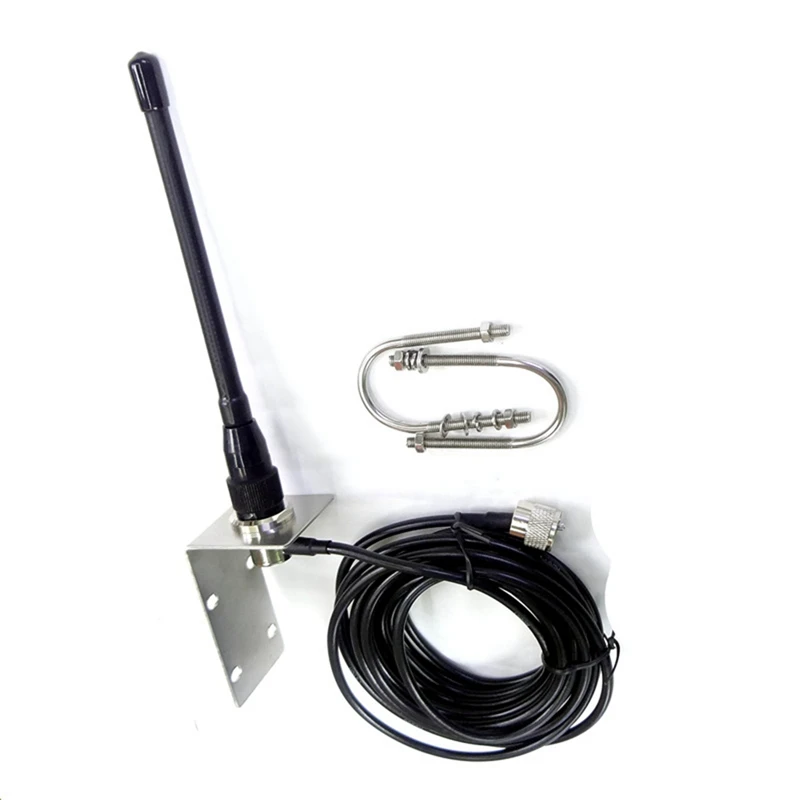 새로운 VHF 해양 안테나 156-163Mhz 고무 방수 마스트 안테나(보트 요트용 5M RG-58 케이블 포함), 재고 있음