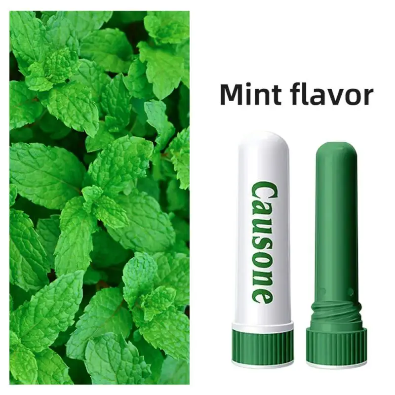 Nasal Inhaler 1-4 PCS For Refreshing Awakening Brain Energy Bar Mint Nasal Inhaler Provides Fresh Cooling Sensation Nasal Stopper Stick