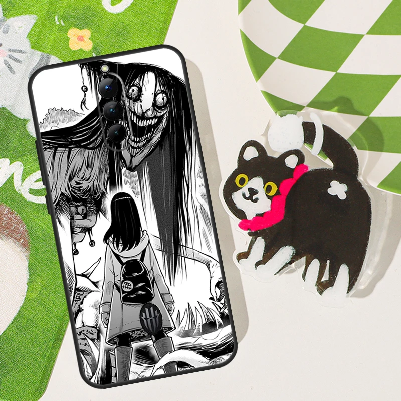 Horror Manga Style Protective Phone Case Cover Shell