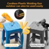 80W De-PO05 Plastic Welding Nail Gun Cordless for Dewalt 20V Battery 3S Quick Heat with 600pcs Hot Staples 6