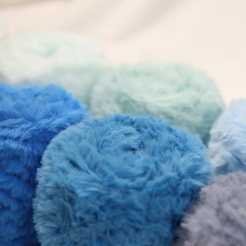 100G Long Mink Fur, Thick Thread Fur Hand Knitted DIY Wool, Mixed Yarn, Ball Yarn 4