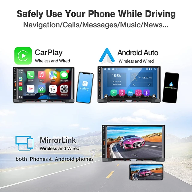 안드로이드 11과 강력한 기능이 탑재된 유니버설 7인치 카플레이