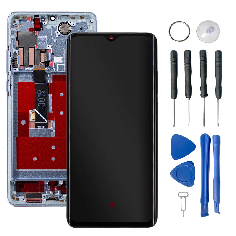 Display Lcd Originale Con Digitalizzatore Touch Screen Per Huawei P30 Pro Vog-L29 Vog-L09 Vog-L04 Vog-Al00 Vog-Alo Tl00 Lcd Con Farme