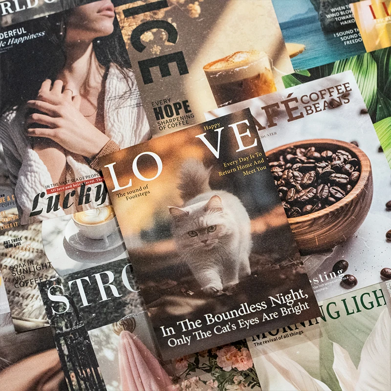 Journal GO 30-Sheet Magazine Collection: Scrapbooking and Collage Material Book