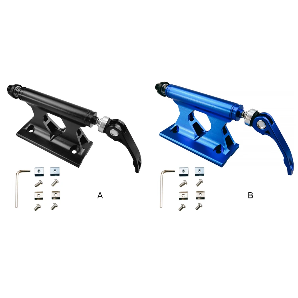 

Bike Front Fork Fixing Clip Aluminum Alloy Parking Bracket Mount Black