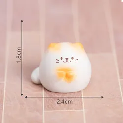 Charming DIY Cartoon Cat Resin Miniature Desktop Figurine Decor (1)