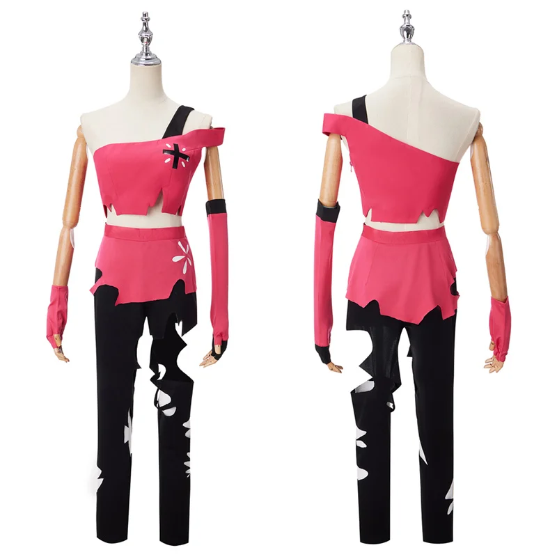 Cherri Bomb Cosplay Costume Fancy Outfit Halloween Carnival Christmas Costumes Red Suit Anime Cosplay