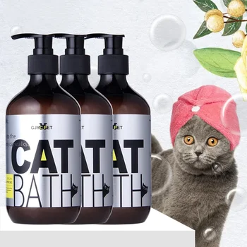Gel de ducha para gatos, champú ultralimpio, suave, larga duración, eliminación profunda del suelo, desodorizante para mascotas, descontaminación, 500ml 1