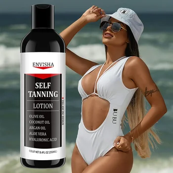 Advisha lozione autoabbronzante crema per la cura della pelle del corpo Fast Face Tan fondotinta idratante per il trucco Bronzer nutriente bellezza salute