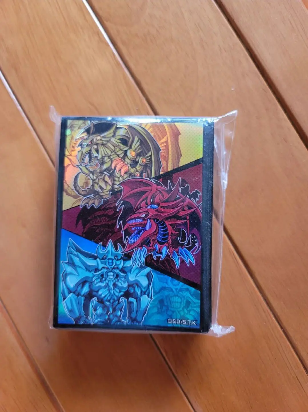 100Pcs Yugioh KONAMI Duel Monsters Toon Egyptian God Official Collection Sealed Duelist Card Protector Sleeves
