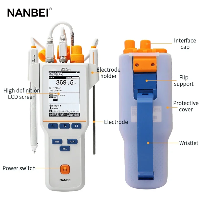 

testing equipment multi parameter water quality sensor ph and ec controller temp test conductivity and resistivity meter