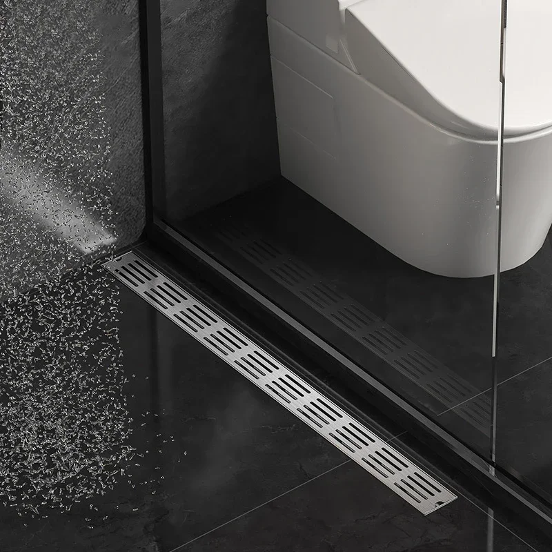 

8CM Wide Shower Trap Drains Large Displacement Floor Drain Stainless Steel Anti Odor Floor Drain Kitchen Bathroom Accessories