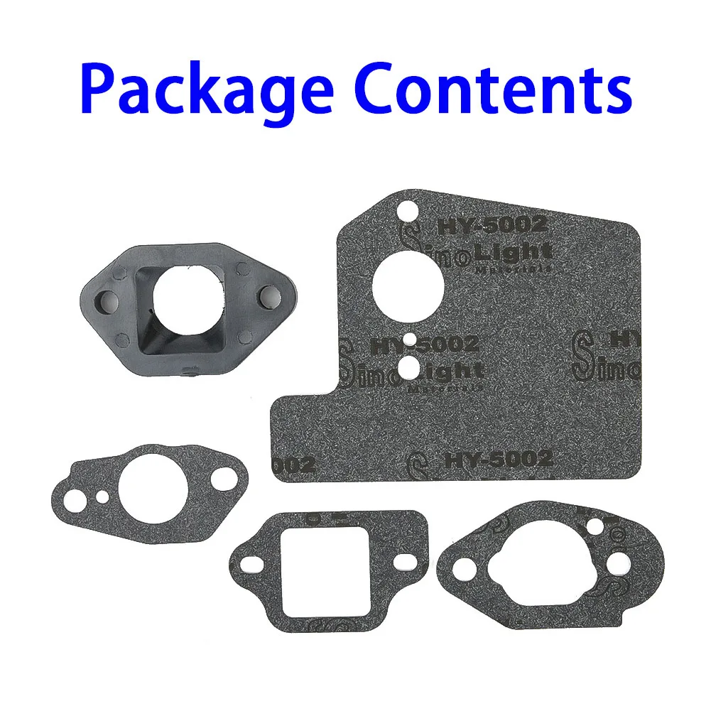 

Carburetor Insulator Gasket For Honda GCV160 GCV190 GSV190 Engine Muffler Air Cleaner Intake Valve Cover Replacement